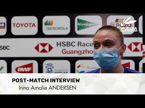 Irina Amalie ANDERSEN - Post-match interview after round 1 | Spain Masters 2021