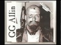 GG ALLIN - ROWDY BEER DRINKIN NIGHT