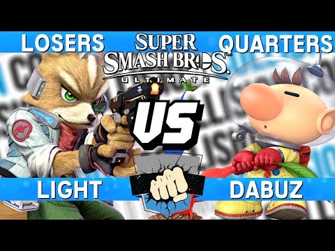 Collision 2019 Losers Quarters - Light (Fox) vs Dabuz (Olimar / Rosalina) - Smash Ultimate