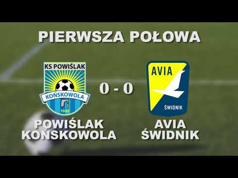 POWIŚLAK Końskowola -  AVIA Świdnik 1- 0 relacja