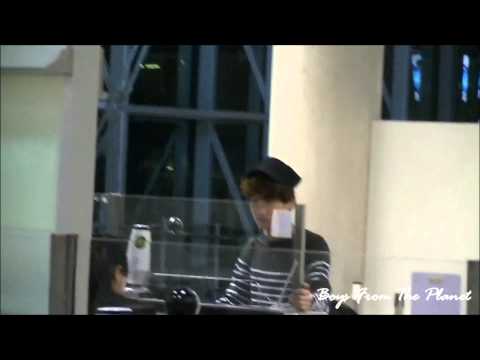 [Fancam] 130316 EXO - K at Airport (Arrival BKK)(Jong-in)