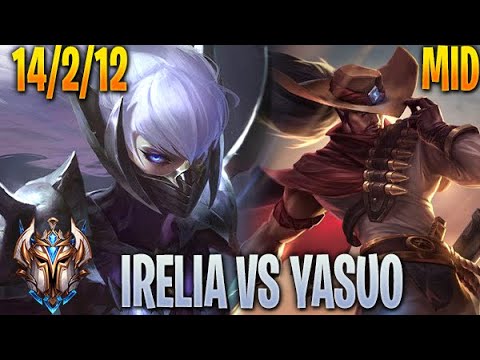 Irelia Mid vs Yasuo - KR Challenger 10.22