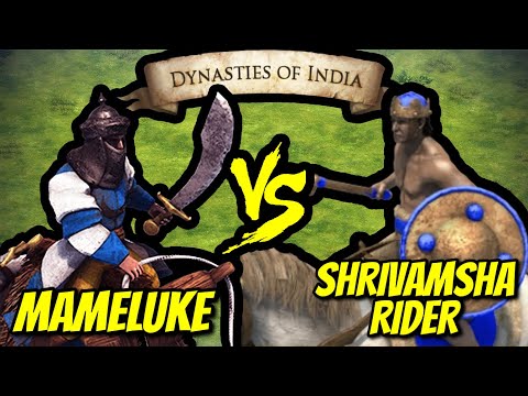 104 ELITE MAMELUKES vs 200 ELITE SHRIVAMSHA RIDERS (Total Resources) | AoE II: DE