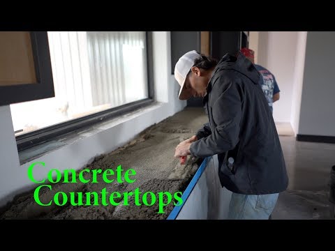 How to prep and pour concrete countertops Barndo 235 - E198