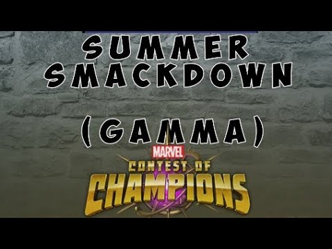 How to clear Summer smackdown (Gamma) using 4*  mcoc
