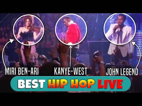 Kanye West LIVE performance ft Miri Ben-Ari & John Legend - Through The Wire (Pepsi Smash)