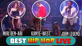 Kanye West LIVE performance ft Miri Ben-Ari &amp; John Legend - Through The Wire (Pepsi Smash)
