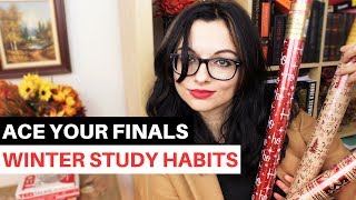 Winter Study Habits for College Students // ACE YOUR WINTER FINALS