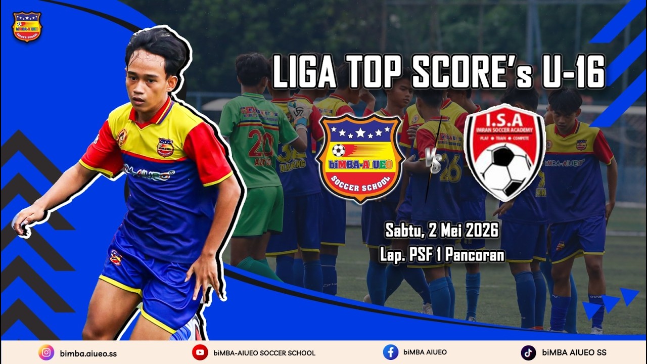 LIGA TOP SKOR JAKARTA | U -16 | PEKAN 11 | biMBA AIUEO SS VS DIKLAT ISA