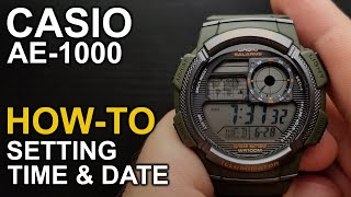 Casio AE-1000 - Setting time and date - Module 3198
