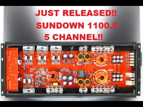 SUNDOWN AUDIO SAE-1100.5 5 CHANNEL AMPLIFIER