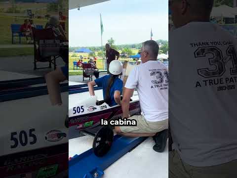 Cómo ven la pista los pilotos de estos vehículos 😳