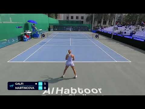 Dalma Galfi vs Tereza Martincova | W100 Dubai 2025 | 1st Round