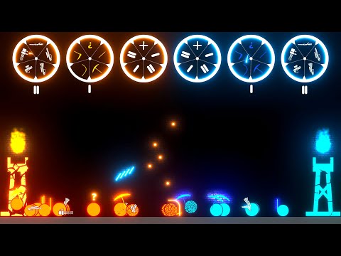 Marbles Tower War [10 WEAPONS] | Marbles Neon Battle