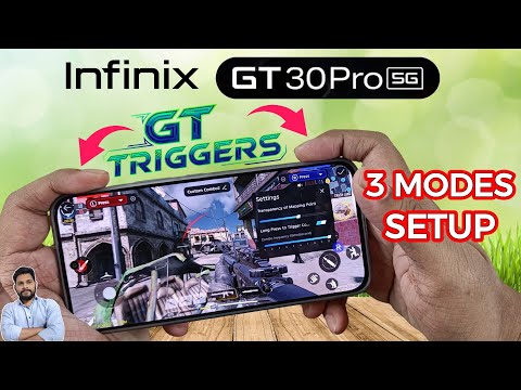 Infinix GT 30 Pro 5G : GT Triggers Setup For Games