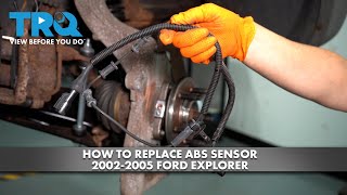 How to Replace ABS Sensor 2002-2005 Ford Explorer