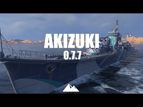 AKIZUKI, 100mm in 0.7.7 - World of Warships | [Division] [Deutsch] [60fps]