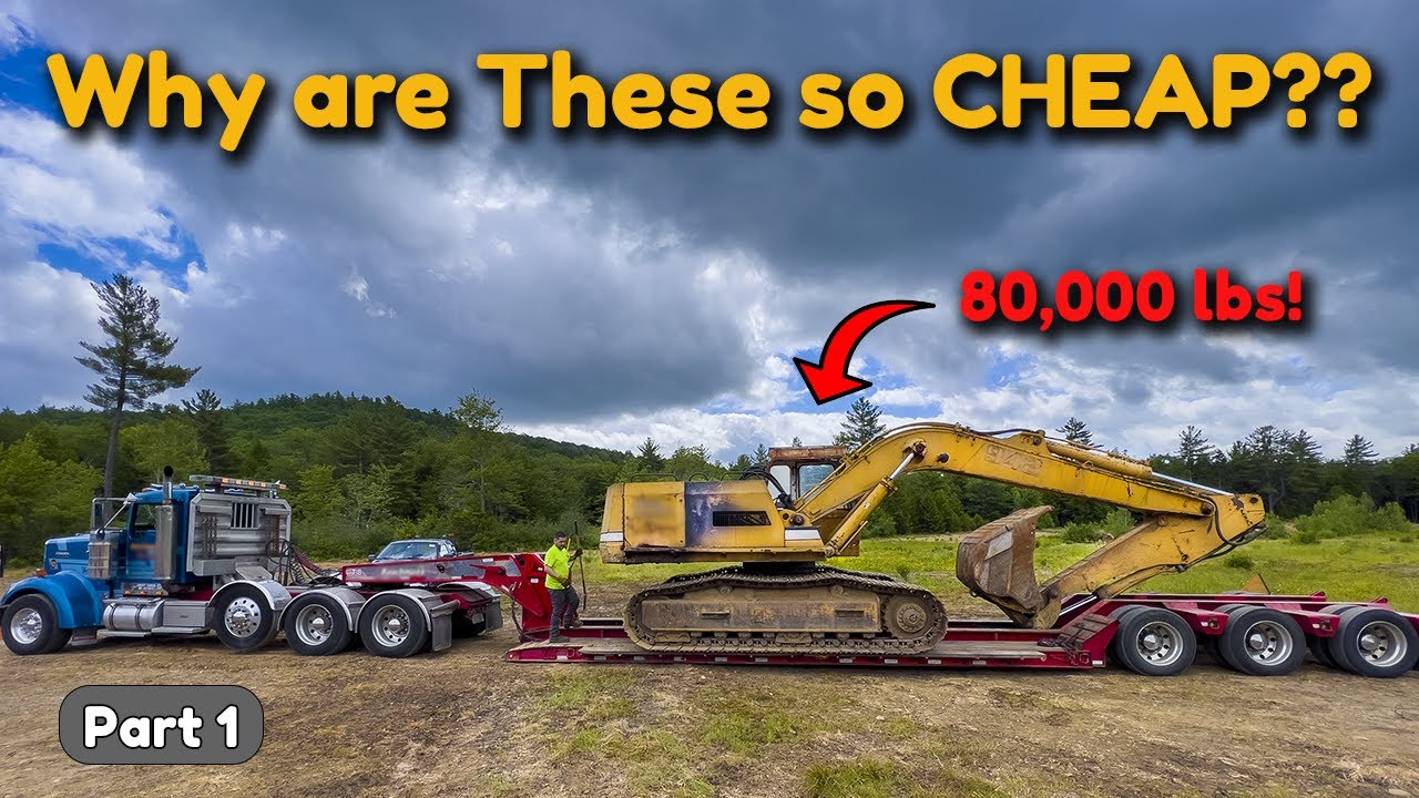 I Bought an 80,000 lb Excavator for ONLY $7,500! What Could Possibly go Wrong