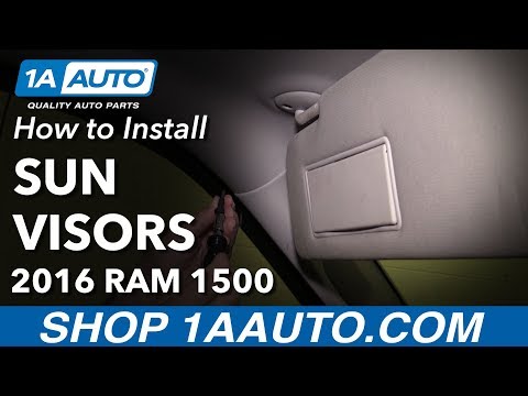 How to Install Replace Sun Visors 09-18 Ram 1500