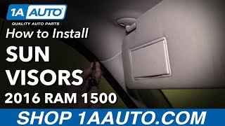 How to Install Replace Sun Visors 09-18 Ram 1500