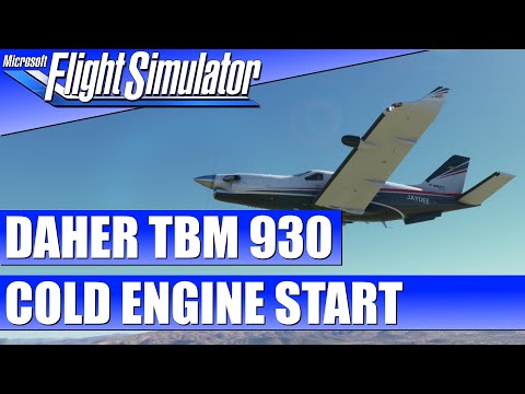 DAHER TBM 930 - COLD ENGINE START - GUIDE ★ MICROSOFT FLIGHT SIMULATOR Guide