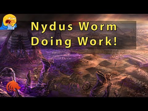 StarCraft 2: Nydus Worm Zergling Harassment!