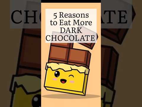 🤤5 Reasons to eat more DARK CHOCOLATE 🍫 #youtubeshorts #youtube #chocolate #healtyfood #ytshorts