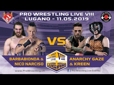 Kreen & Anarchy Gaze vs Nico Narciso & Barbabionda - ProWrestlingLiveLugano VIII