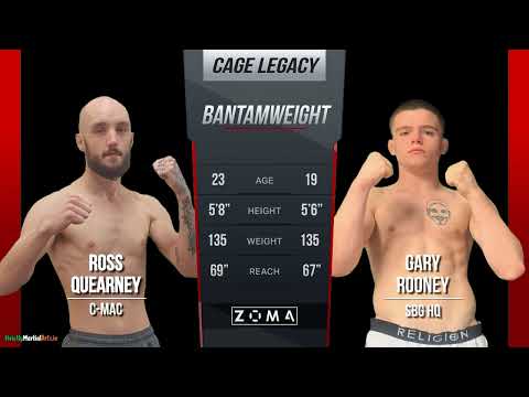 Ross Quearney vs Gary Rooney - Cage Legacy 14