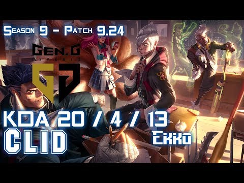Gen Clid EKKO vs ELISE Jungle - Patch 9.24 KR Ranked