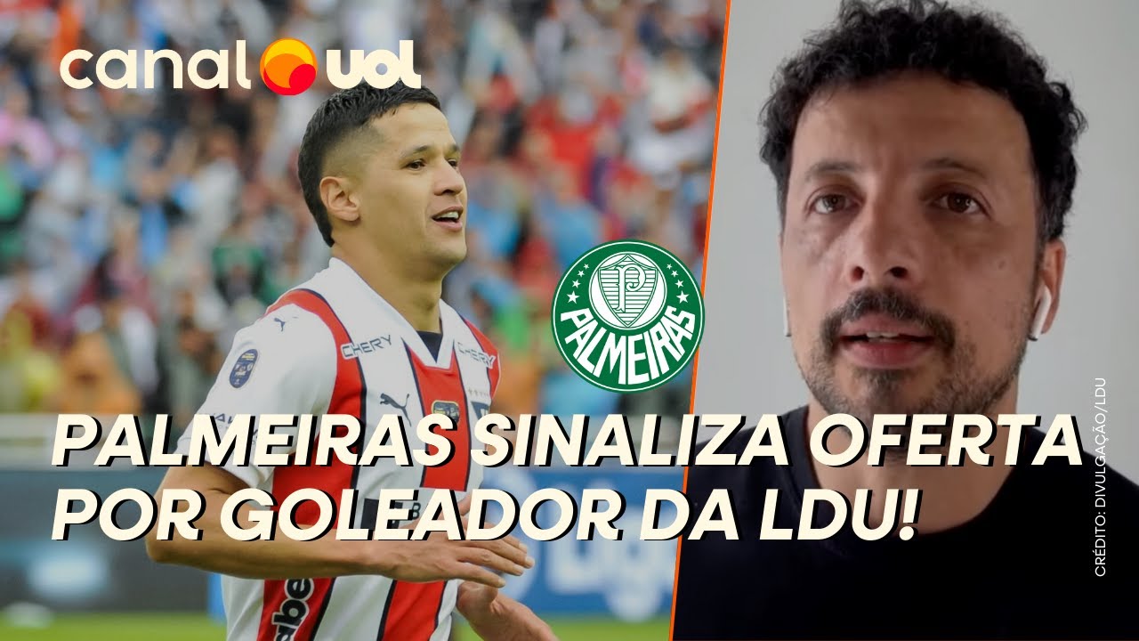 PALMEIRAS SINALIZA OFERTA POR ARTILHEIRO DA AMÉRICA DO SUL, MAS CONVERSAS NÃO AVANÇAM!