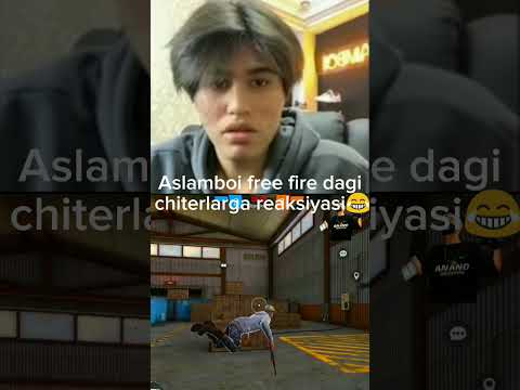 aslamboi free fire dagi chiterlarga reaksiyasi 👑🤣 part 5 #aslam #aslamboi @aslamboipubgm5341 #rek