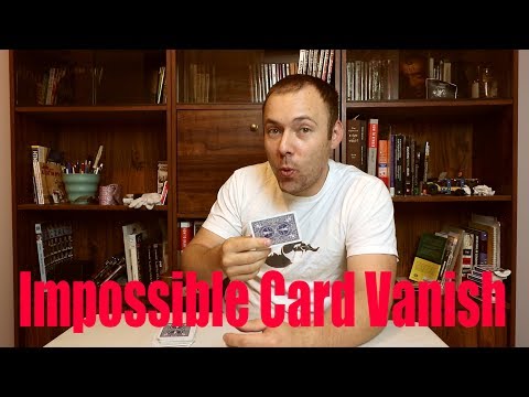 Impossible One Handed Card Vanish Tutorial