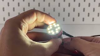 LED žárovka BA15S 12V se signalizací couvání Bi-Bi-Bi...