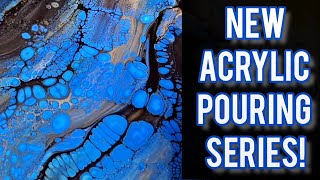 💞 A NEW Acrylic Pouring Series That You Don't Want To Miss! Going With The Flow Part 1.