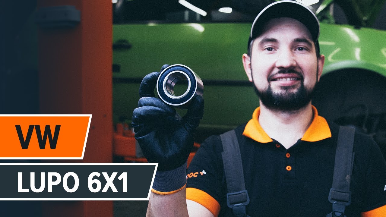 Cómo cambiar: cojinete de rueda de la parte delantera - VW Lupo 6X1 | Guía de sustitución