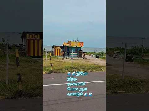 🌊HUMMING FAVOURITE TAMIL SONG VIEWING BEAUTIFUL BEACH ROAD 🌊 #thanksforwatching