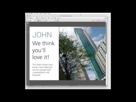 Variable Data - Merging a CSV File