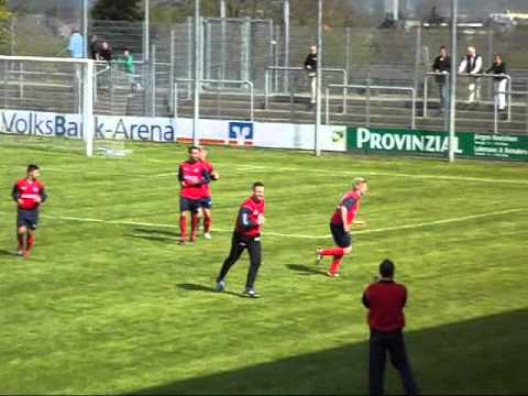 Treffer zum zwischenzeitlichen 2:1 für den 1. FC Kleve gegen den Sv Straelen