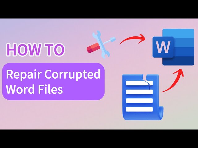 how to repair corrupted word files