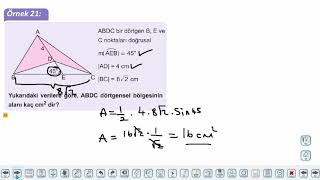 Eğitim Vadisi 10.Sınıf Matematik 21.Föy Çokgenler ve Dörtgenler 2 Konu Anlatım Videoları