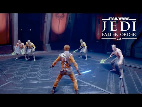 Cal Kestis vs Nightbrother Warriors - Star Wars: Jedi Fallen Order