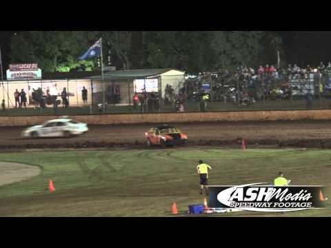 Production Sedans: Richard Cook Rollover - Kingaroy Speedway