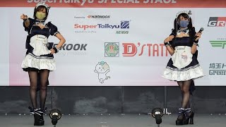 スーパー耐久2021第3戦富士17 水瀬ふわり(@yuria03181222)さん 天倉葵(@amakura_a10_28)さん TEAM NOPRO 美人レースクイーン メイド デミオ ディーゼル