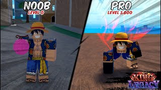 Starting Over as Luffy and Obtaining Gear Fourth | Update 4.5.3 King Legacy