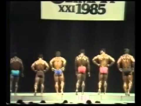 mr olympia 1985 top six comparison and posedown.mp4