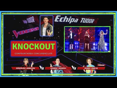 ✌ VOCEA 2019 ✌ KNOCKOUT 1 | Team TUDOR | CONFRUNTAREA - Mădălina, George şi Maria