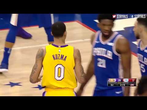 Los Angeles Lakers vs Philadelphia 76ers Full Game Highlights - Ben Simmons Trippile Double