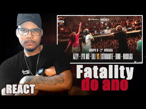 (A VIBE DO ANO 🔥 🔥) AZZY, LYA, LILI X BMO, NICOLAS E ESTUDANTE- GRUPO D - 2° RODADA - #BDC500K REACT