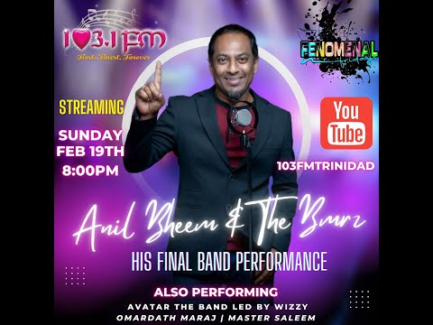 103.1FM Fenomenal Fridays: Anil Bheem & BMRZ and AVATAR The Band